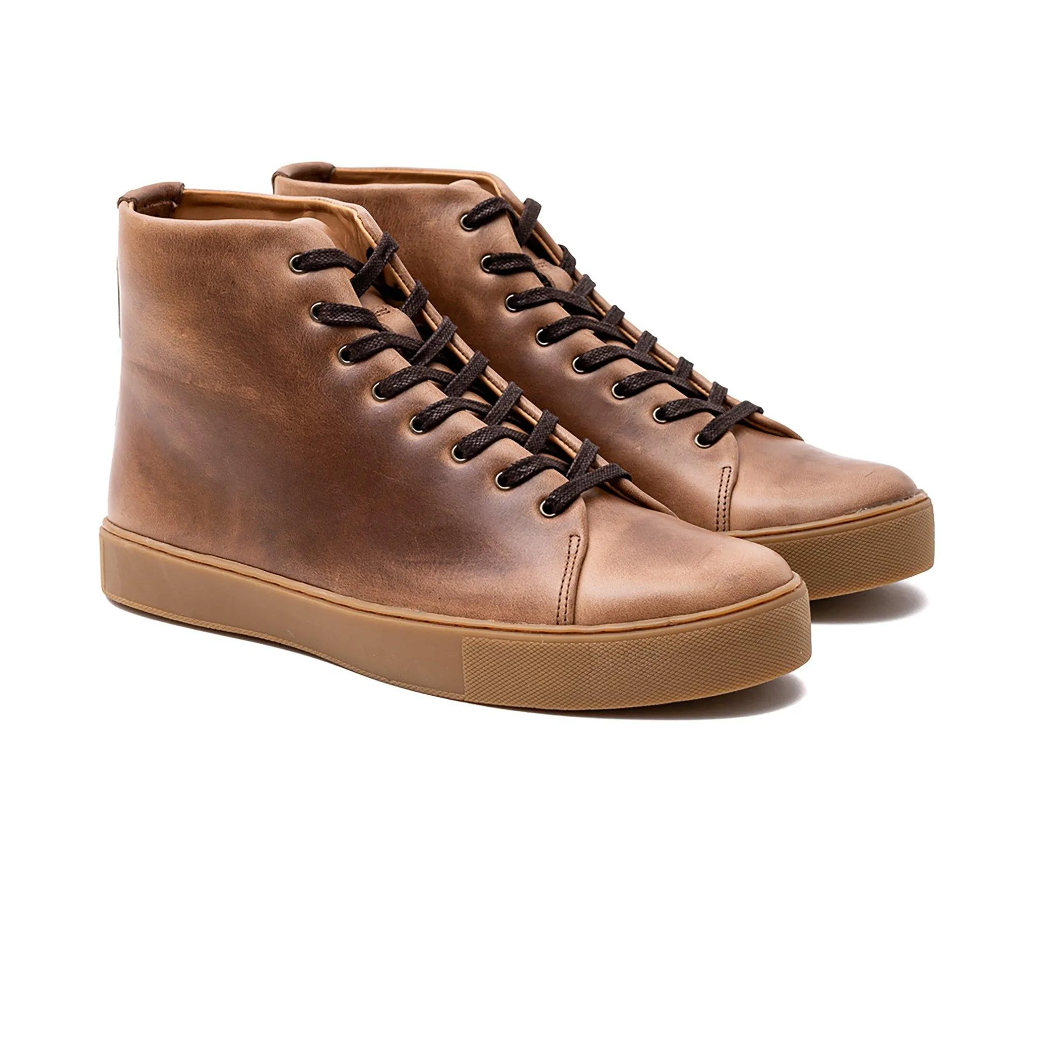 Overstone Hi Derby - Horween Natural Chromexcel