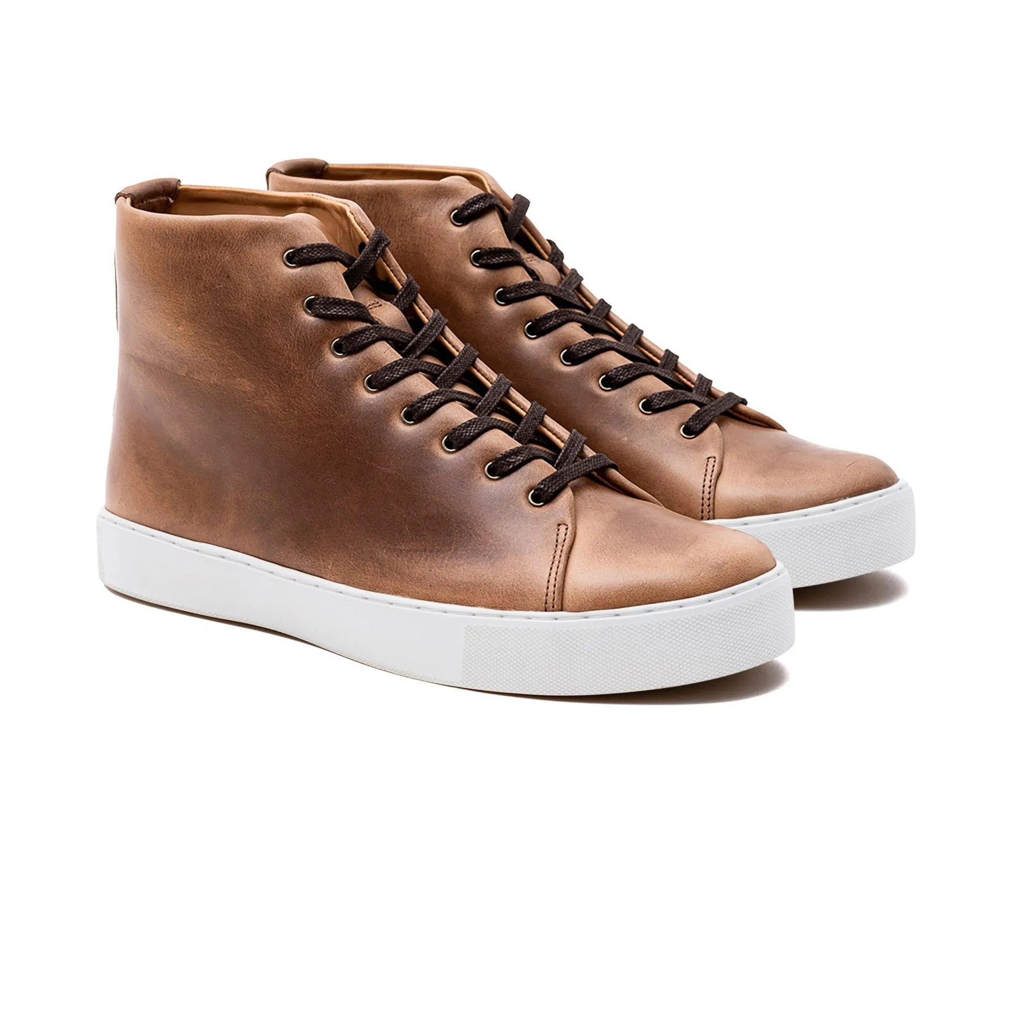 Overstone Hi Derby - Horween Natural Chromexcel