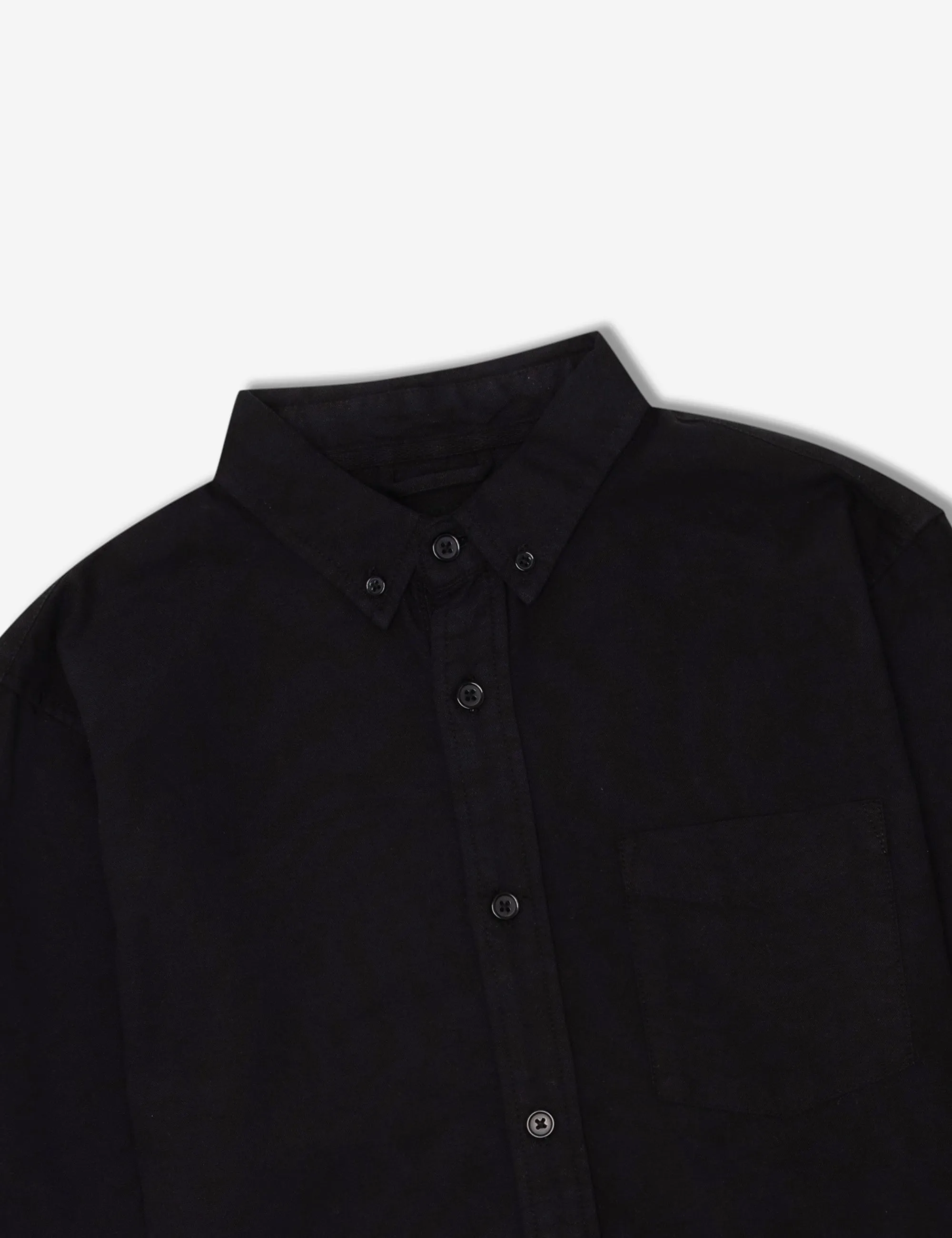 Oxford Long Sleeve Shirt - Black