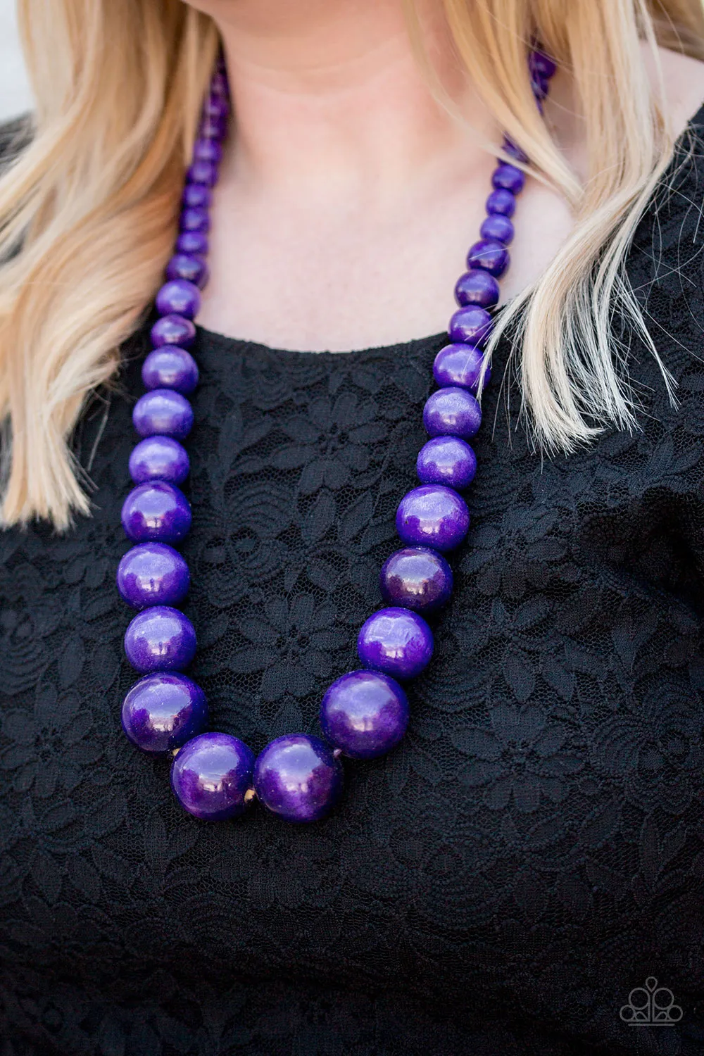 Paparazzi Accessories  - Effortlessly Everglades #N127 Box 11 - Purple Necklace