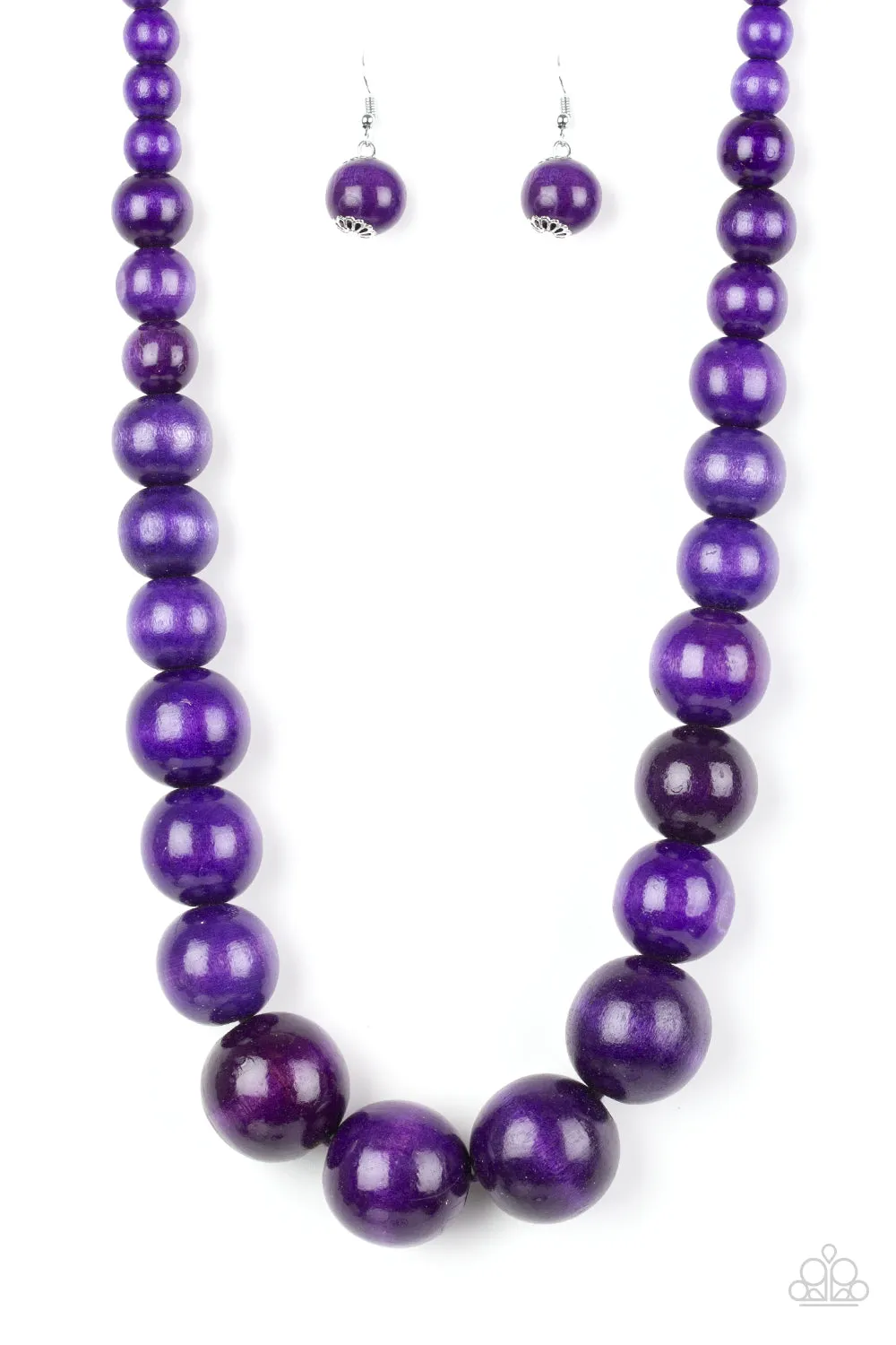 Paparazzi Accessories  - Effortlessly Everglades #N127 Box 11 - Purple Necklace