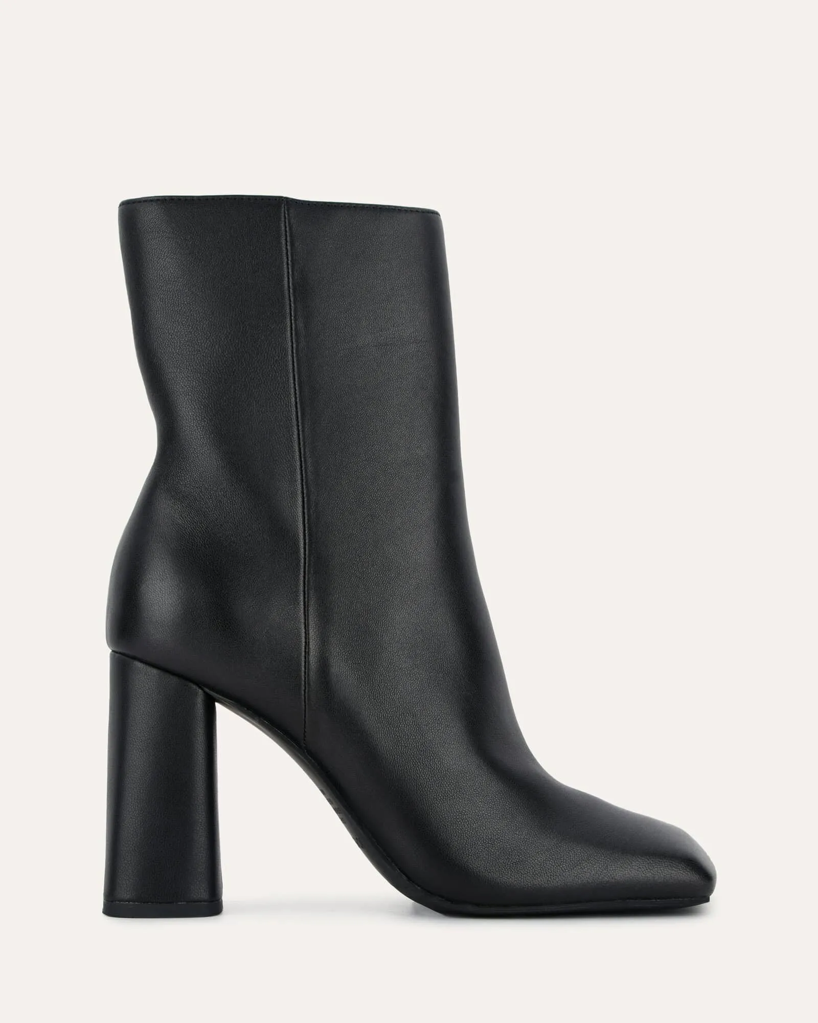 PARSON HIGH ANKLE BOOTS BLACK LEATHER