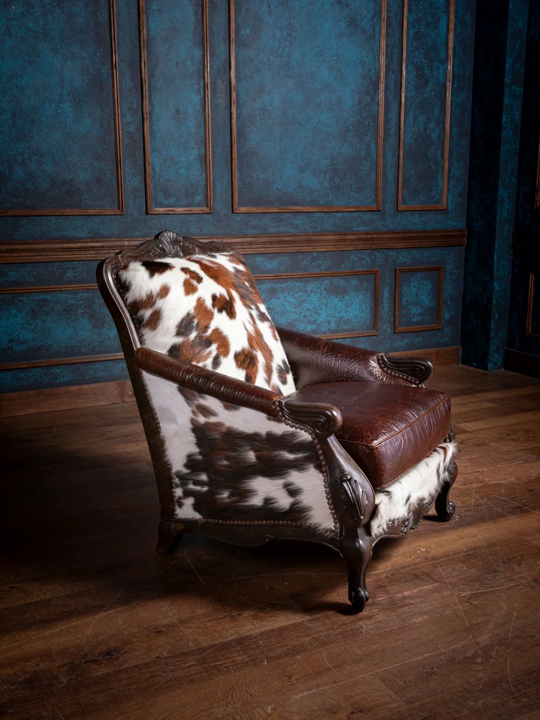 Rancher's Retreat Leather Accent Chair