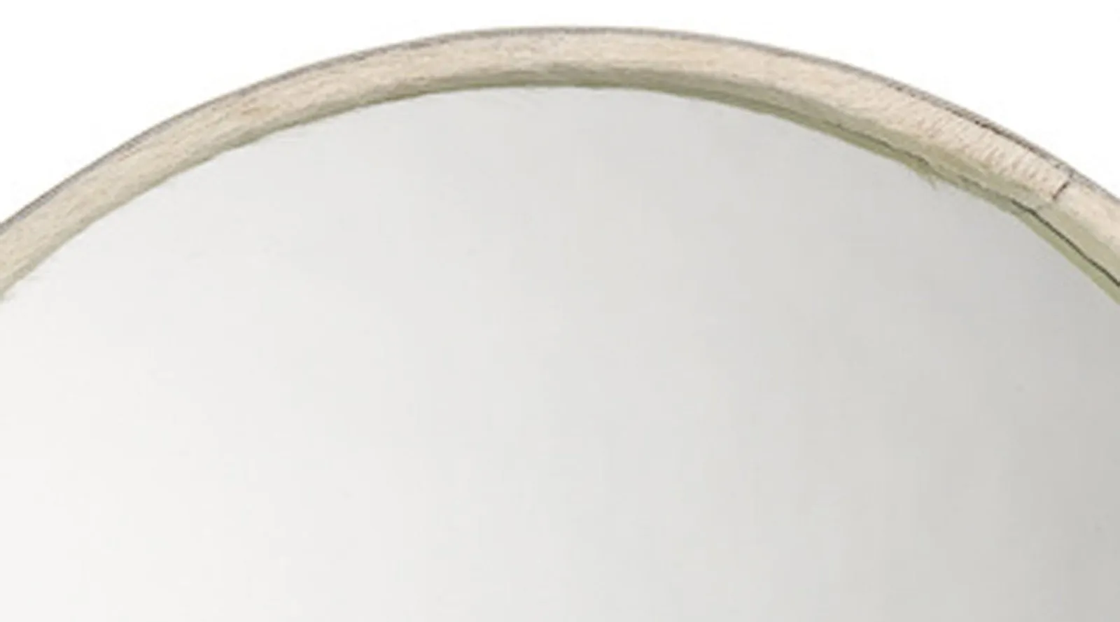 Round Mirror White - Large