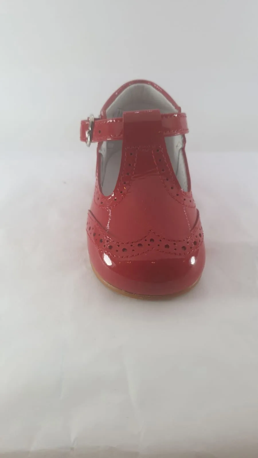 Shawn & Jeffery Baby Patent Red Hightop T-Strap