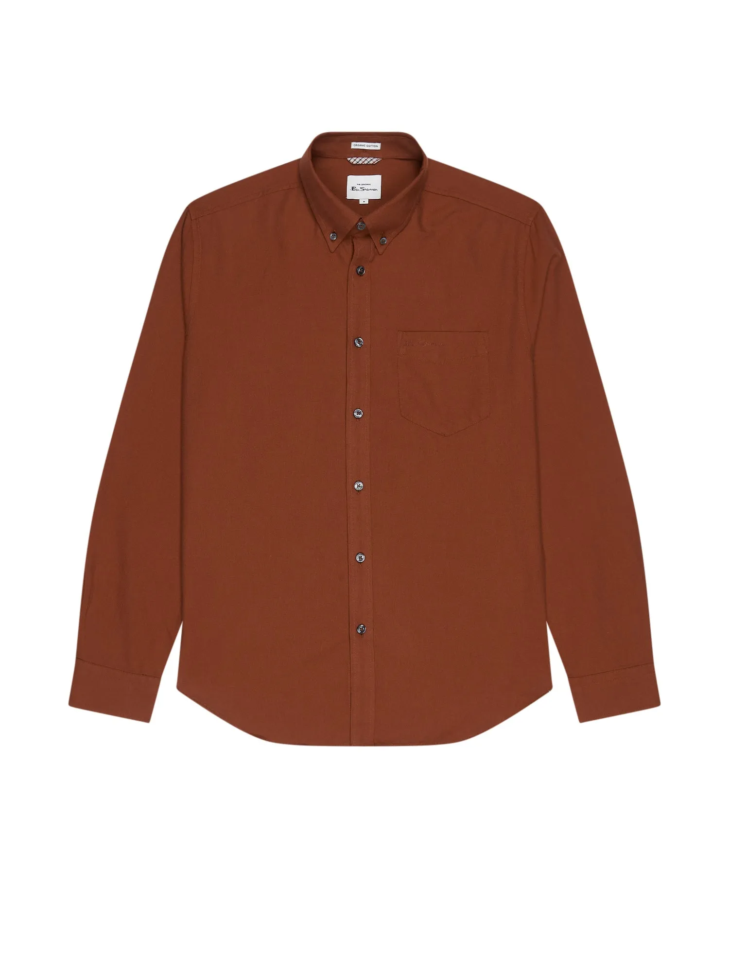 Signature Long-Sleeve Oxford Shirt - Burnt Orange