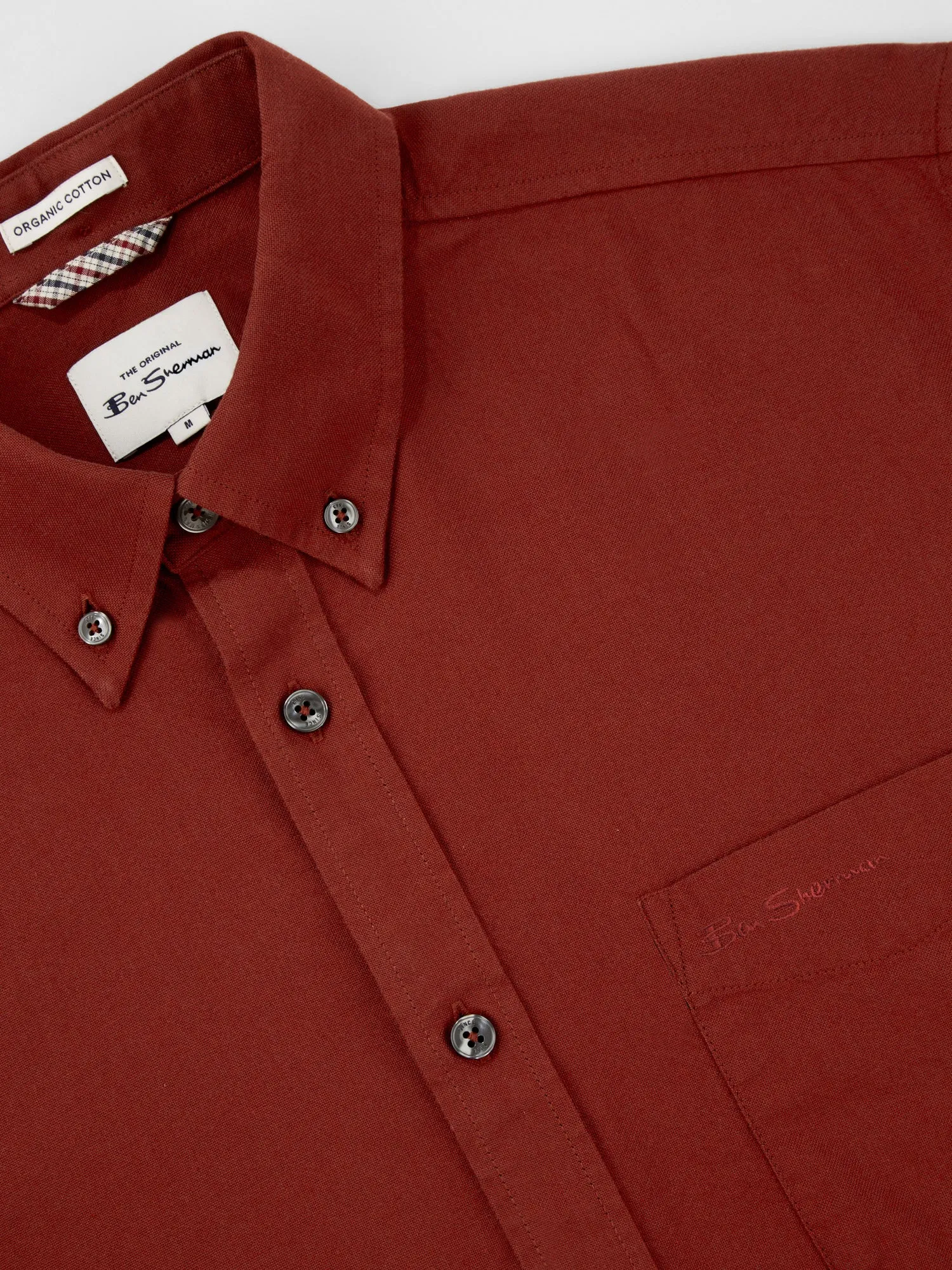 Signature Long-Sleeve Oxford Shirt - Burnt Orange