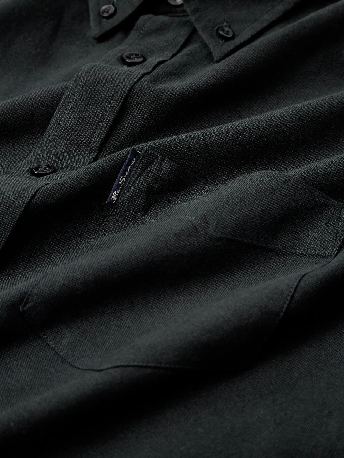 Signature Organic Oxford Shirt - Black