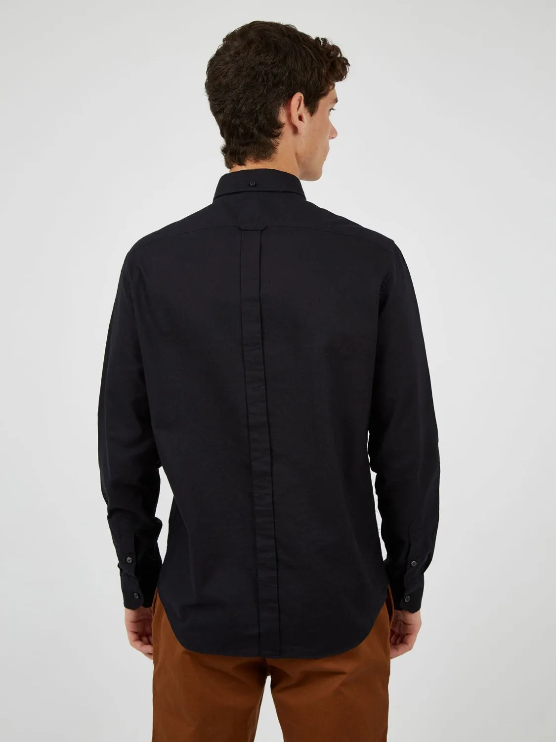 Signature Organic Oxford Shirt - Black