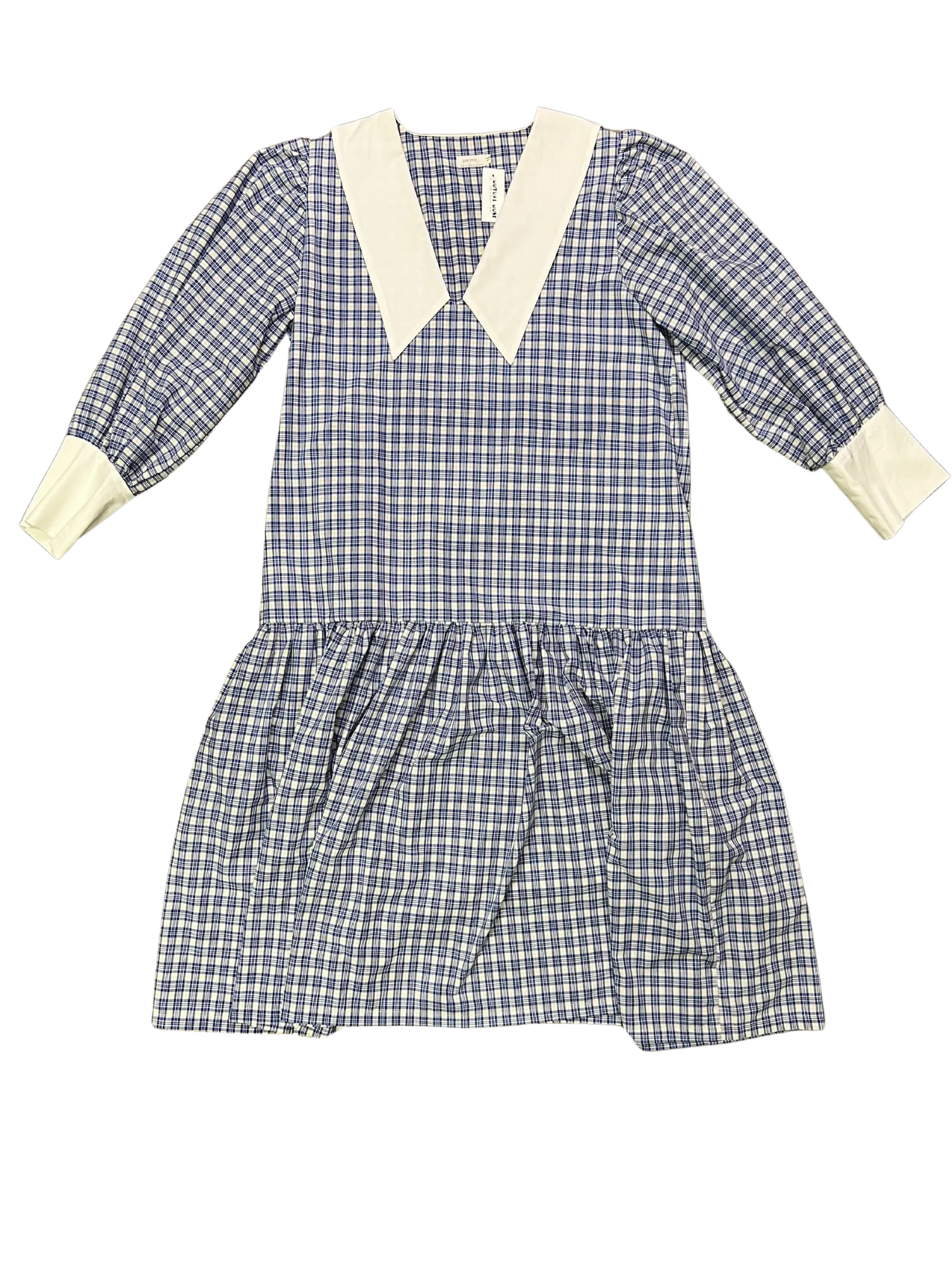 Size XL - Par Moi Blue Check Dress