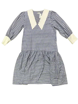 Size XL - Par Moi Blue Check Dress