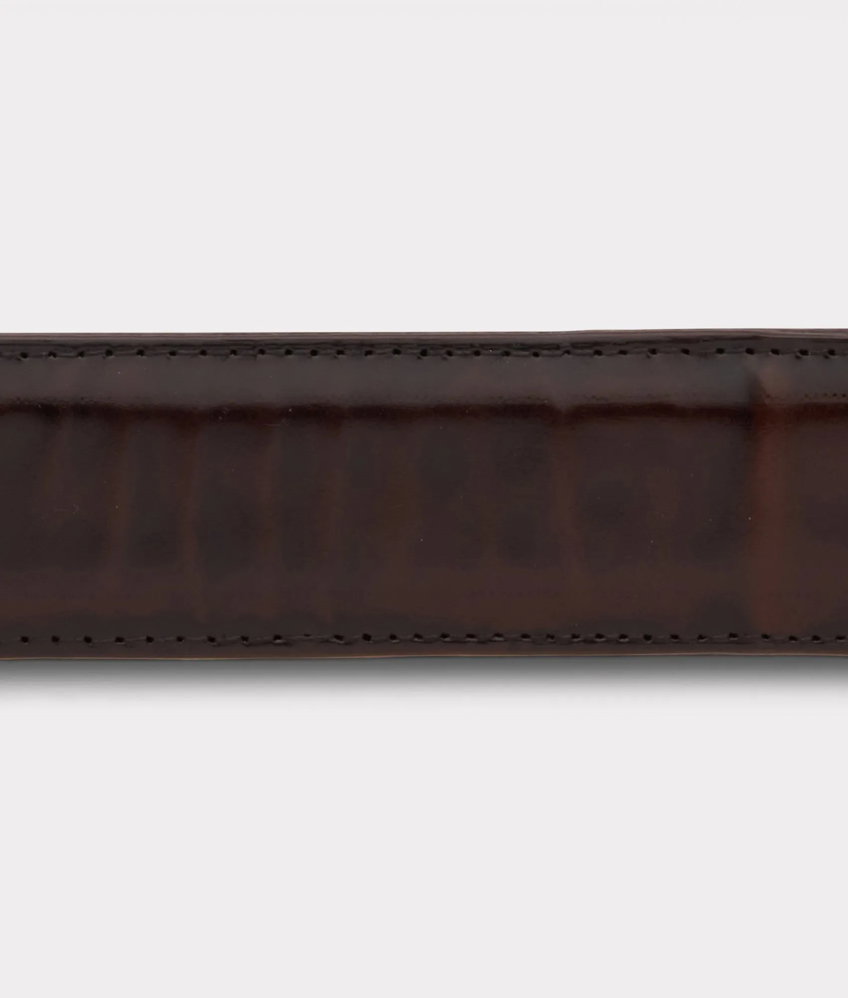 Smooth Goat Belt :: Brown