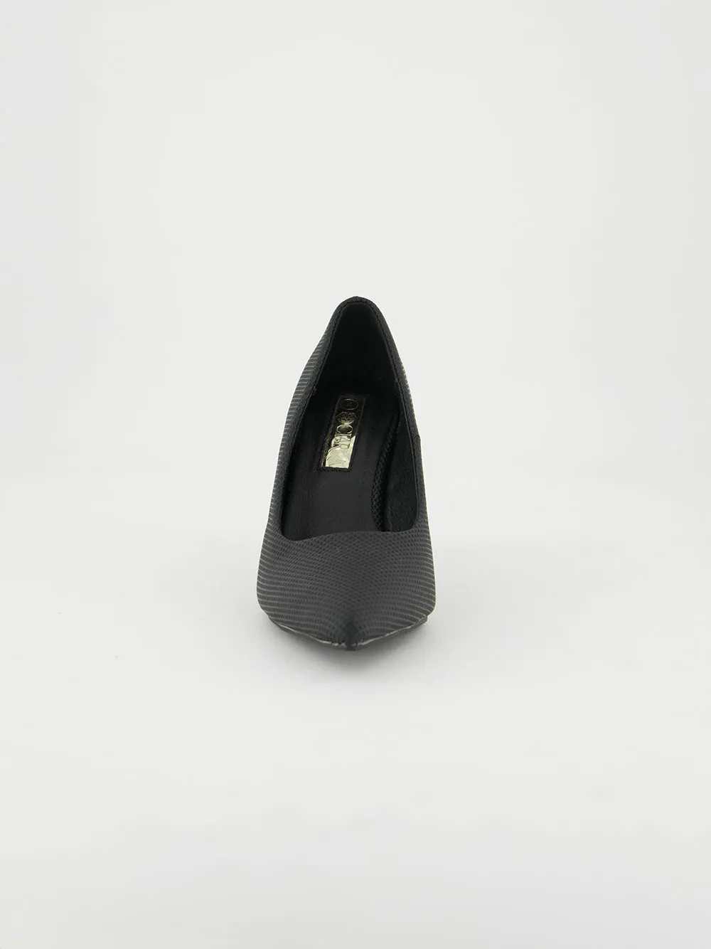 Textured Pu Court Shoe