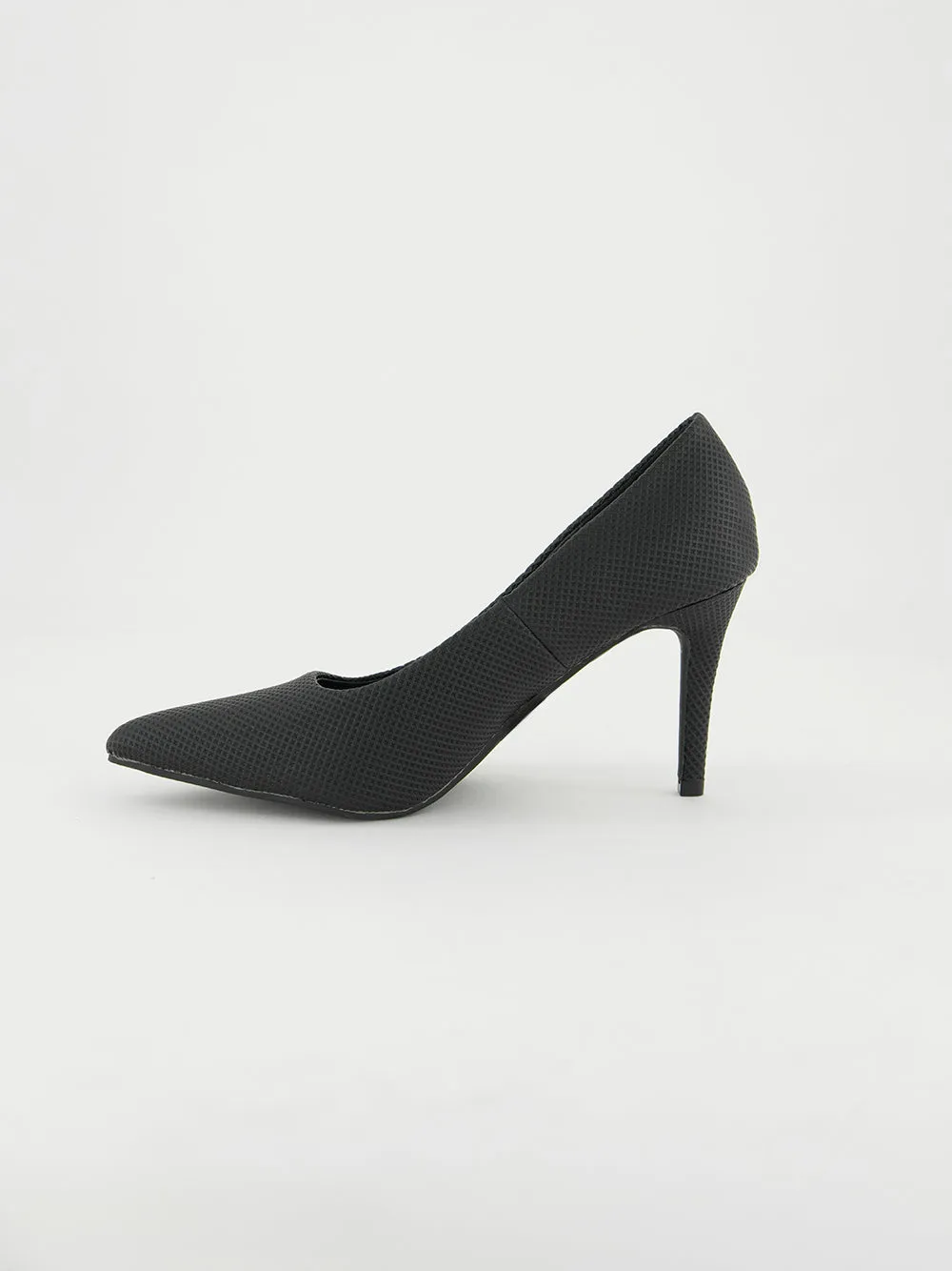 Textured Pu Court Shoe