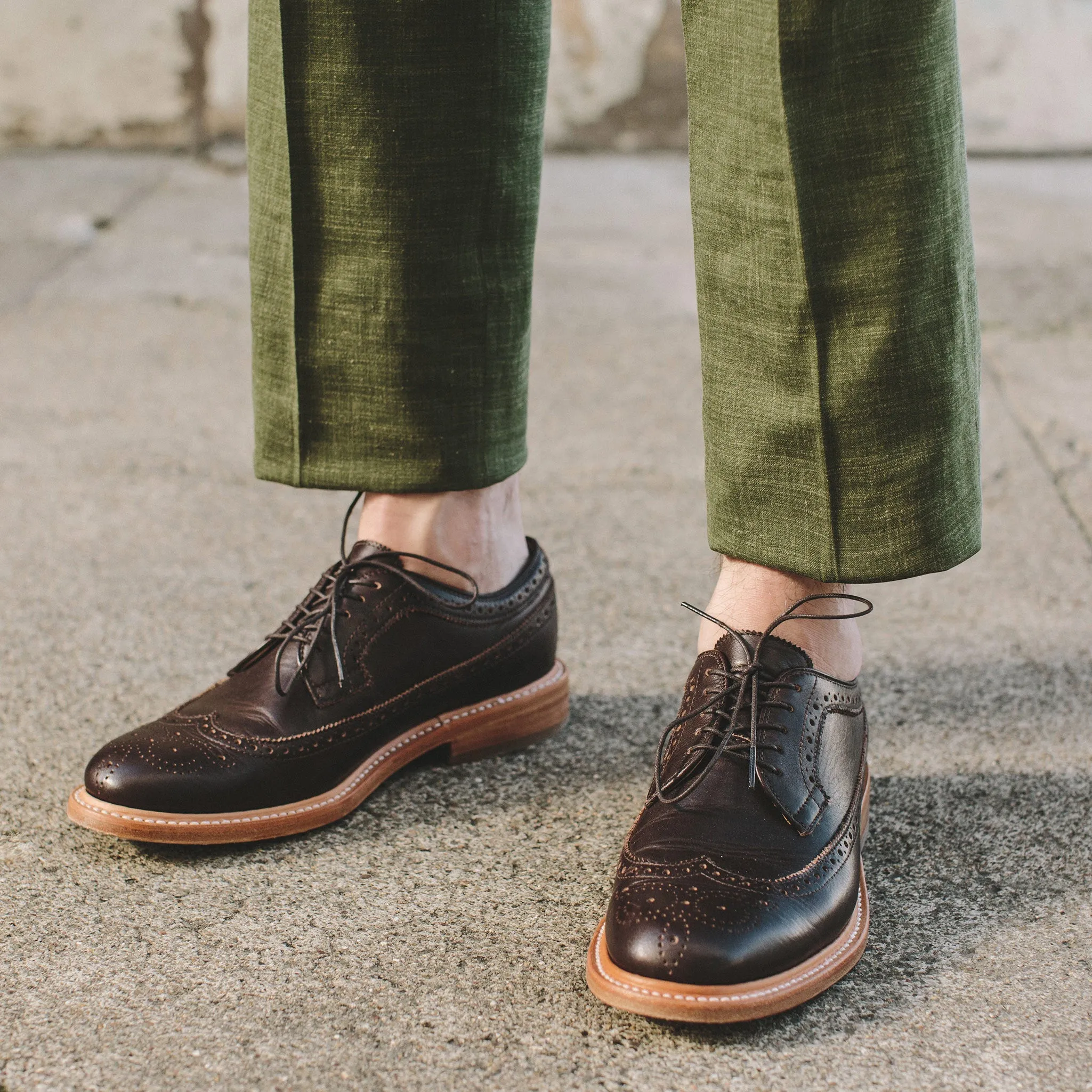 The Brogue in Espresso Leather