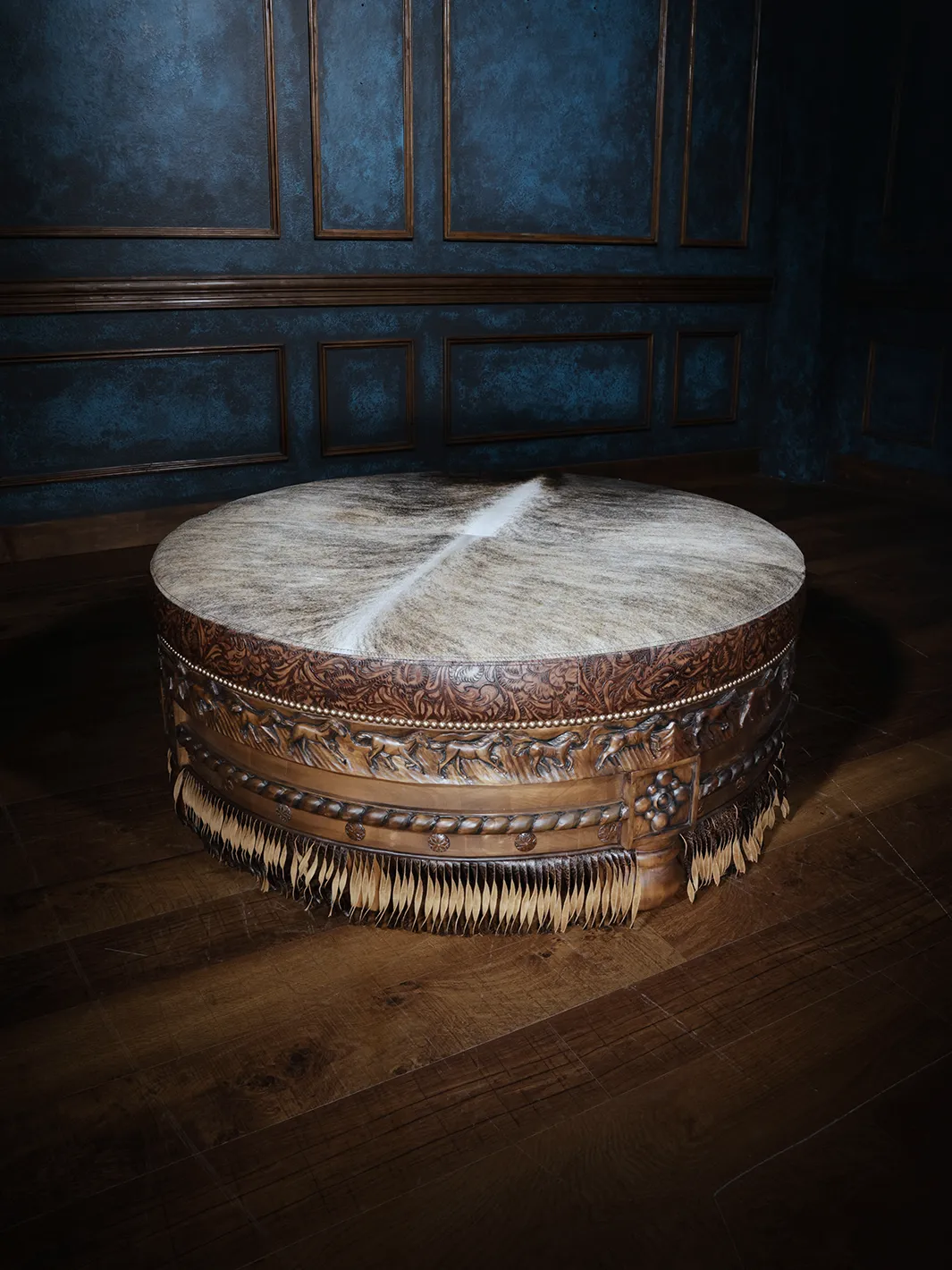 The Cattle King Ranch Ottoman