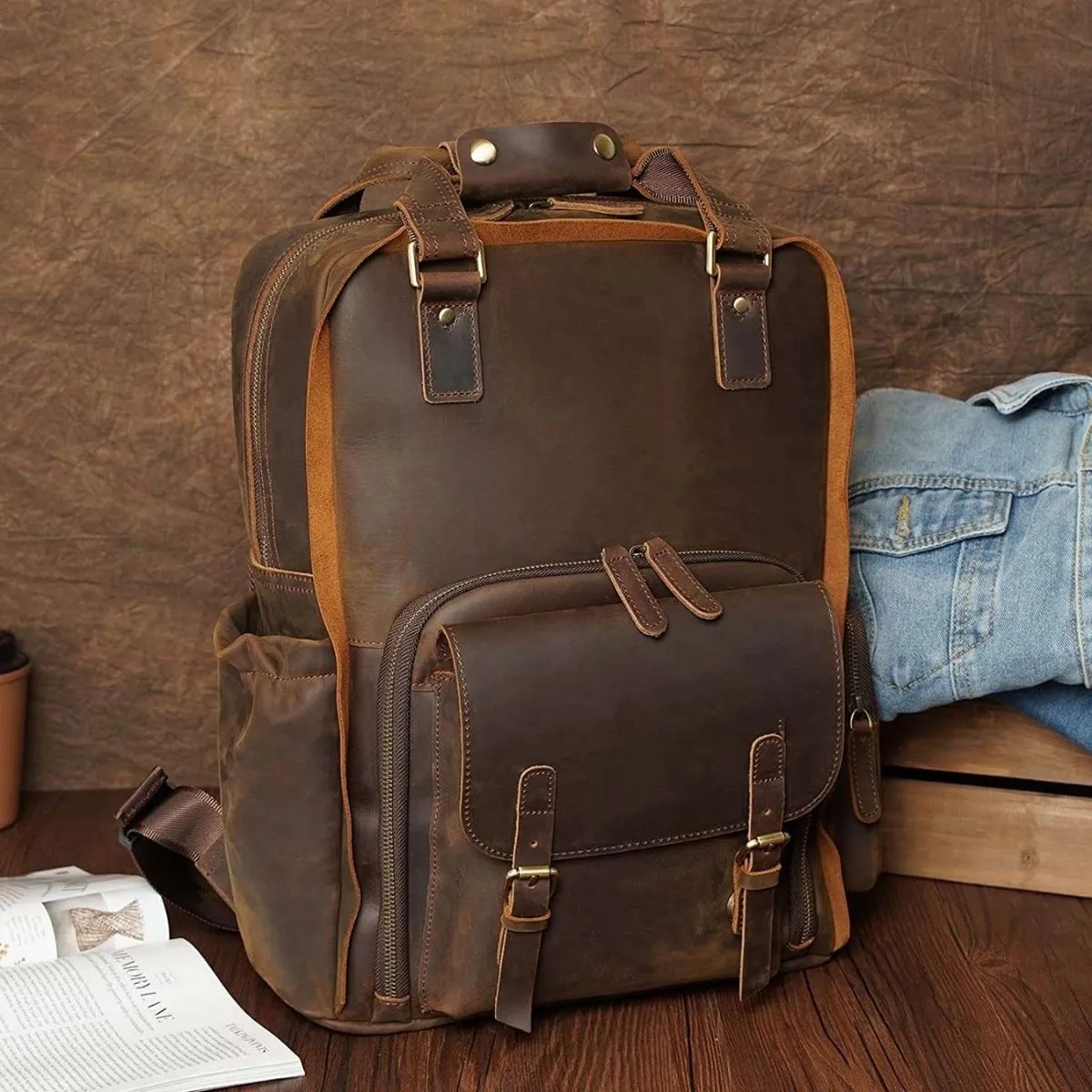 The Outlaw - Leather Backpack