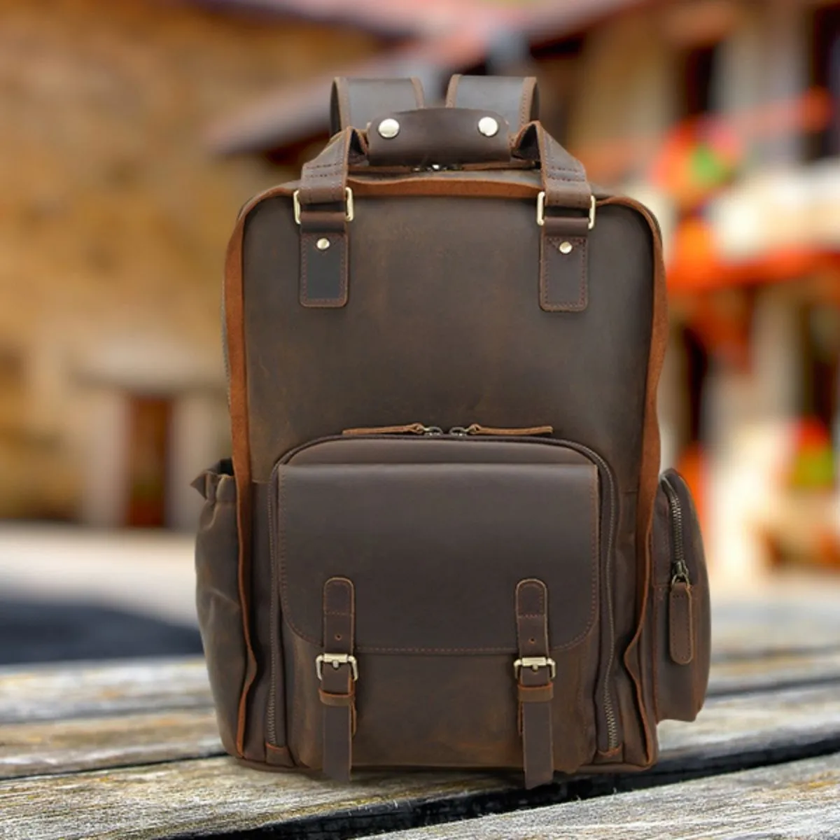 The Outlaw - Leather Backpack