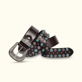 The Rodeo Queen - Luxury Western Turquoise Belt