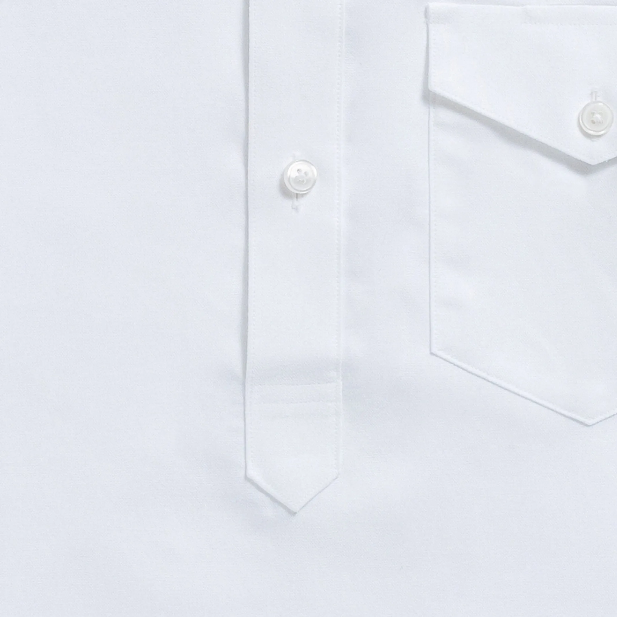 The White Mayfield Oxford Popover Custom Shirt