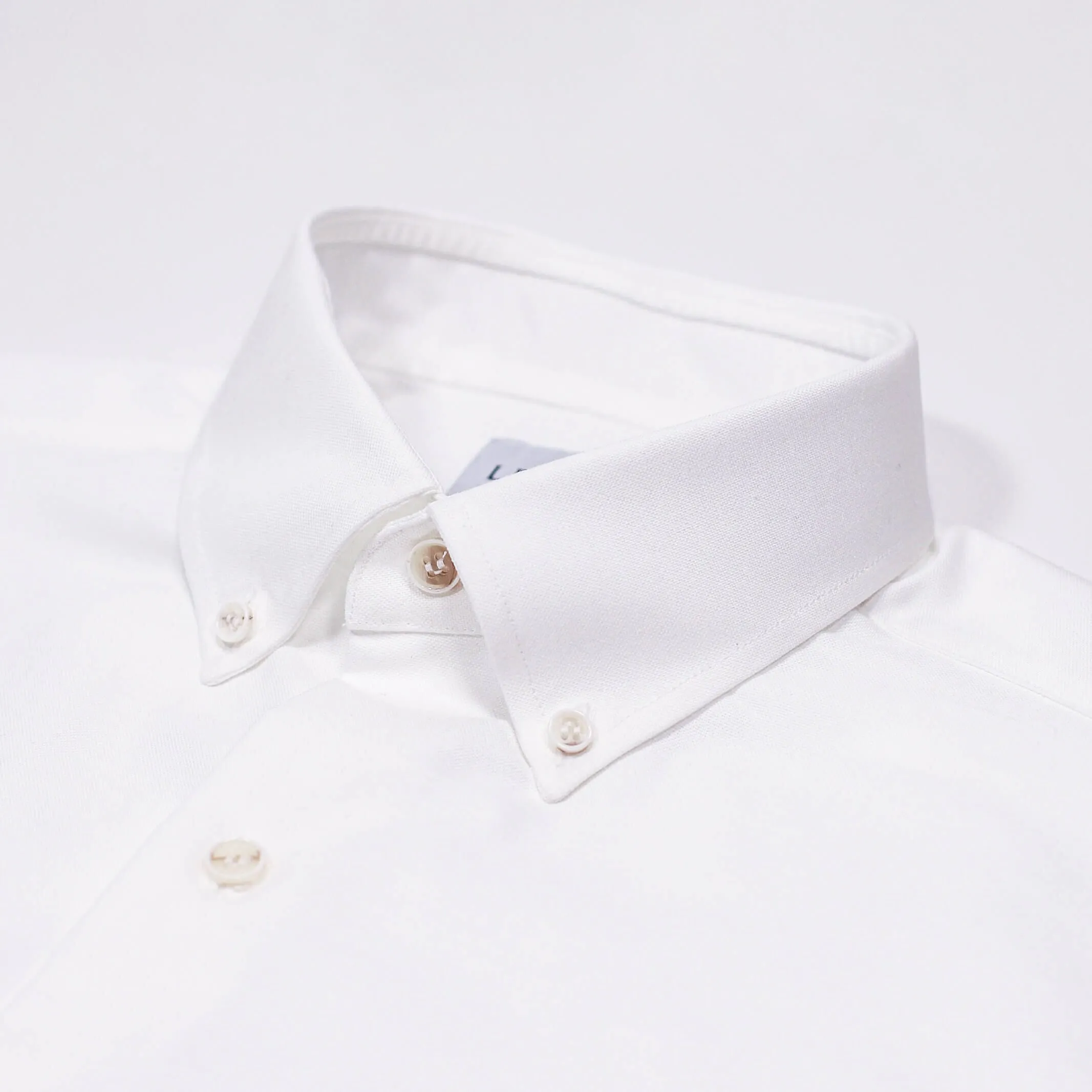 The White Short Sleeve Mayfield Oxford Custom Shirt