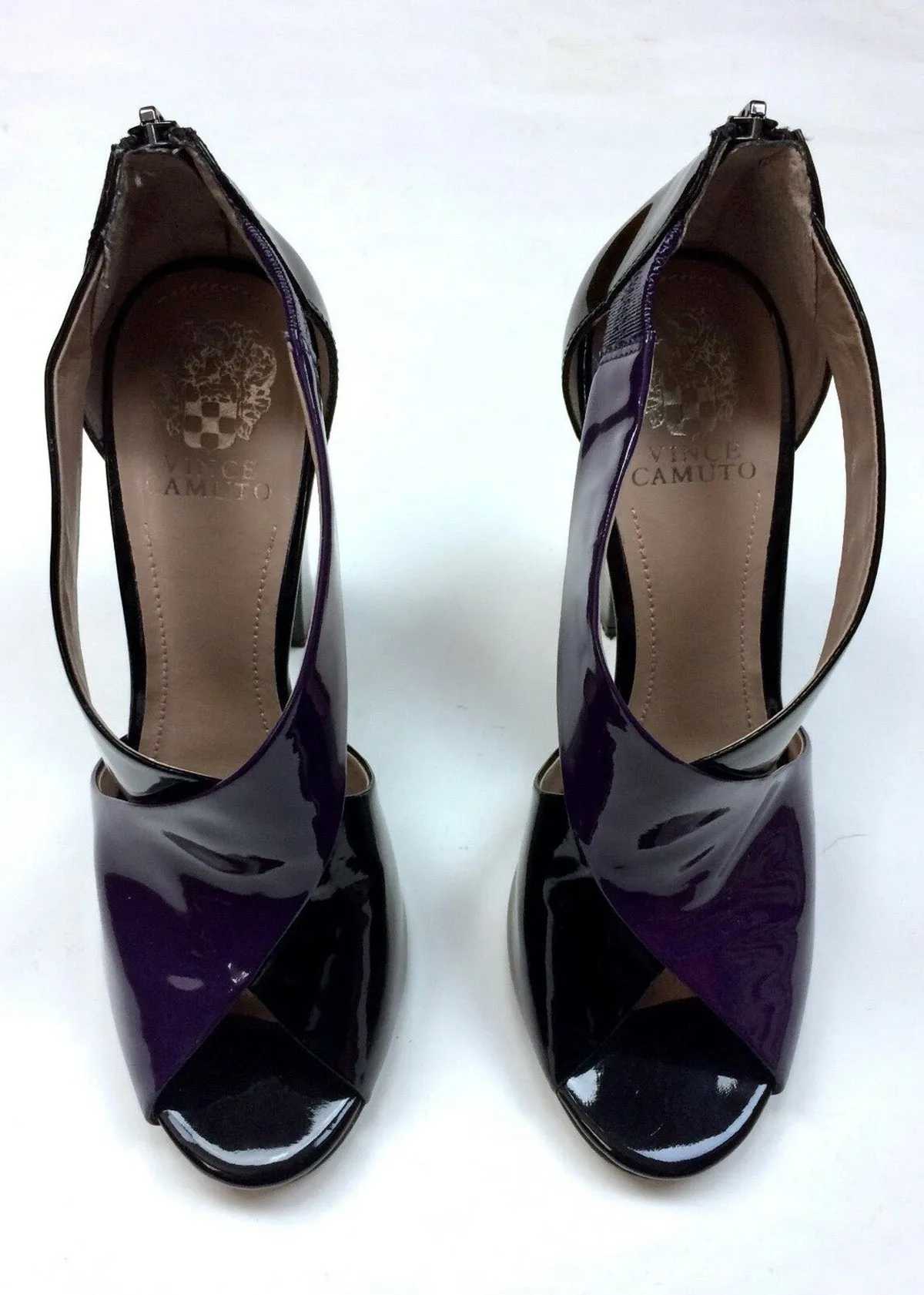 Vince Camuto Size 9.5 Purple & Black Pumps