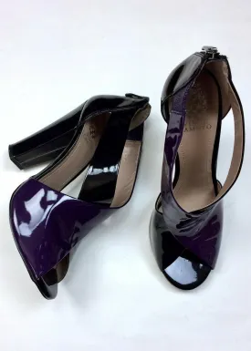 Vince Camuto Size 9.5 Purple & Black Pumps