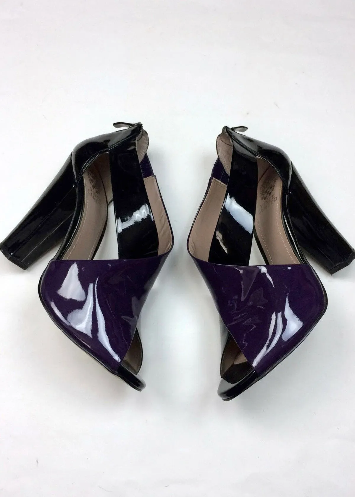 Vince Camuto Size 9.5 Purple & Black Pumps