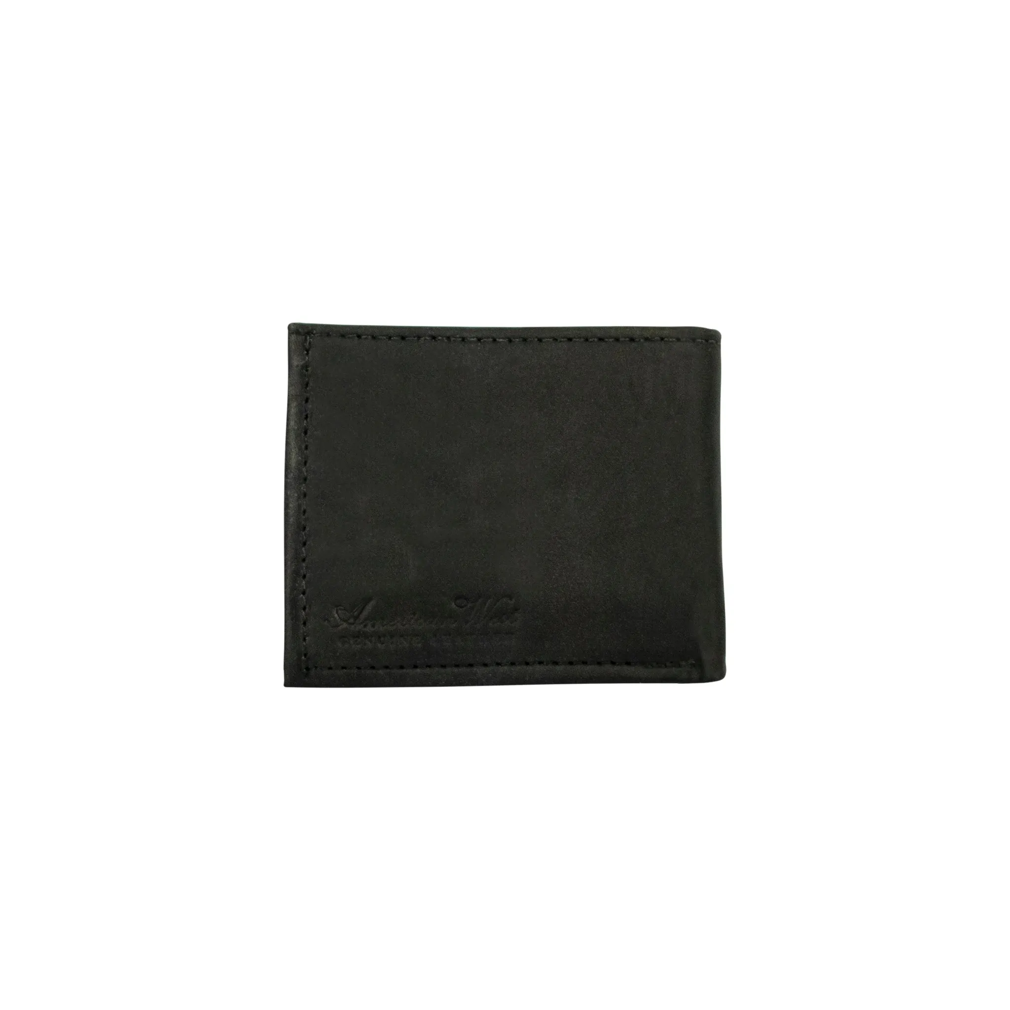 Waxed Leather Men's Bi-Fold Wallet