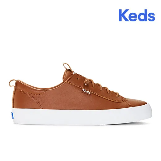 Women's Kickback Leather Sneaker Cognac (WH67599)