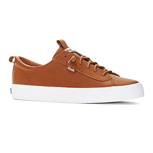 Women's Kickback Leather Sneaker Cognac (WH67599)